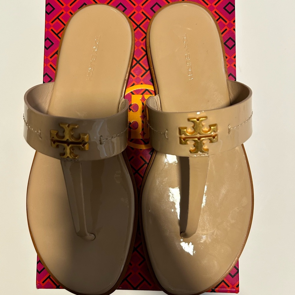 Tory Burch Mini Everly Flat Sandal Sz. 7.5
